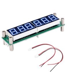 0.1-60MHz 20MHz~2.4GHz RF Signal Frequency Counter Simometer - Blue