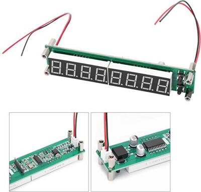 0.1-60MHz 20MHz~2.4GHz RF Sinyal Frekans Sayacı Simometre - Kırmızı - 2