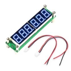 0.1-60MHz 20MHz~2.4GHz RF Sinyal Frekans Sayacı Simometre - Mavi - 2