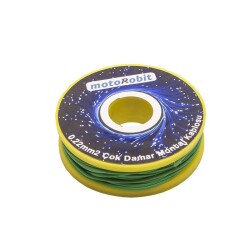 0.22 mm2 Green Multicore Assembly Cable - 10 Meters