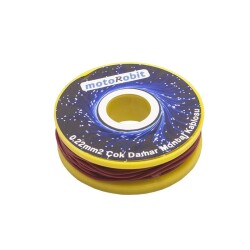 0.22 mm2 Red Multicore Assembly Cable - 10 Meters