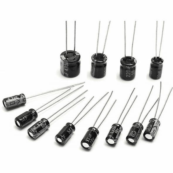 0.22uF 50V Elektrolitik Kondansatör 5x11mm