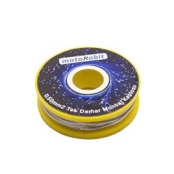 0.50 mm2 White Single Core Assembly Cable - 10 Meters