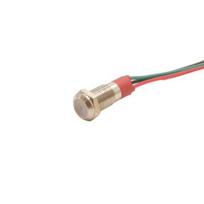 WD08L-P2/RG- 8mm 12-24V Metal Signal Lamp - 2 Color Cathode - 1