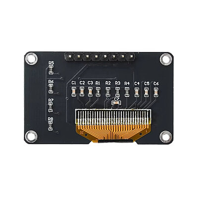 0.96'' 128x64 SSD1315 4-Button OLED LCD Screen - White - 3