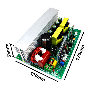 1000W DC 12V - AC 220V Tam Sinüs Dalga İnverter Modülü - 3