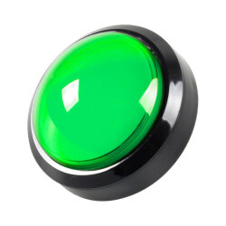 100mm 12V Illuminated Game Machine Button - Green