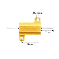 100R 10W 5% Alüminyum Direnç - 2