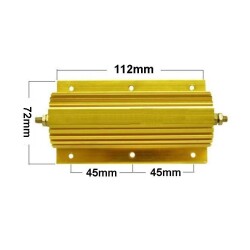 100R 300W RX24 Alüminyum Direnç - 2