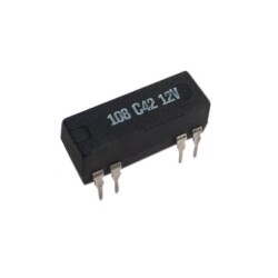 108 C42 12V Reed Relay Single Contact C/O 12VDC 0.25A
