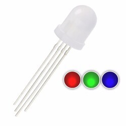 10mm RGB LED 4 Pin Common Cathode