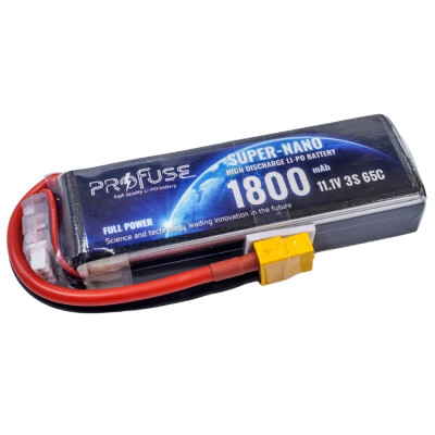 11,1V 3S 1800mAh 65C Lipo Batarya - 1