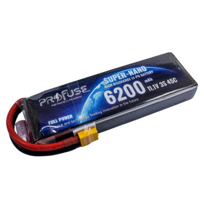 11,1V 3S 6200mAh 45C Lipo Batarya - 1