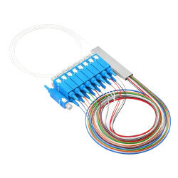 1/16 PLC SC/UPC Single Mode Fiber Optic Splitter - 1 Meter