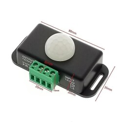 12-24V 6A Motion PIR Sensor - Automatic Lamp Sensor - 2