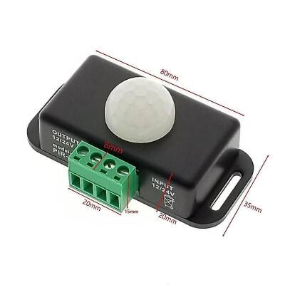 12-24V 6A Motion PIR Sensor - Automatic Lamp Sensor - 2
