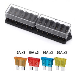 12 Channel Auto Blade Fuse Box