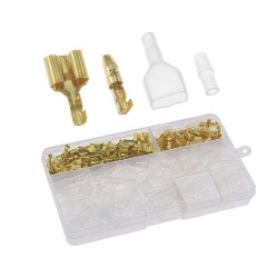 120 Parça 3.5mm Bullet Konnektör Seti - Dişi Tarafı 2'li