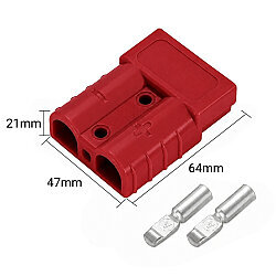 120A 600V Anderson Power Akü Soketi - Kırmızı - 2