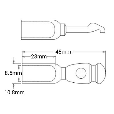 120A Anderson Socket Terminal - 2