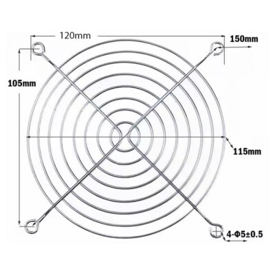 120x120mm Fan Koruma Teli - 2