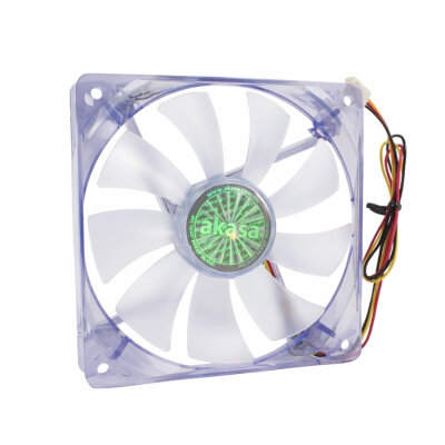 120x120x25mm 12V 0.18A Fan 3 Kablolu - Mavi Işıklı - 2