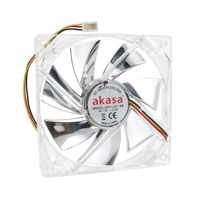 120x120x25mm 12V 0.26A Fan 3 Kablolu - Işıklı - 1