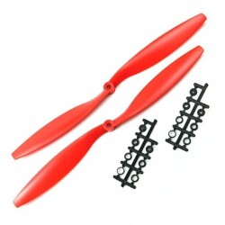 1245 Drone Propeller Set CW/CCW - Red