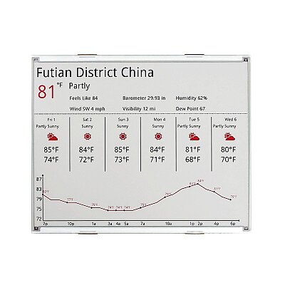 12.48" 1304×984 E-Ink Raw Display Module - 2