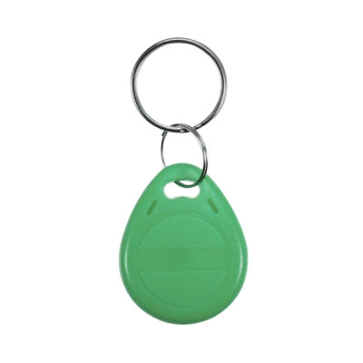 125kHz Printable RFID Keychain - Green - 1