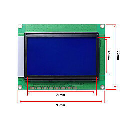 128x64 Grafik LCD Mavi - 2