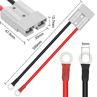 12AWG 30cm Kablolu 50A Anderson Power Akü Soketi - 2