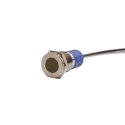 12mm 24v Yellow Led Metal Wired Signal Lamp IP67 GQ12T-Y