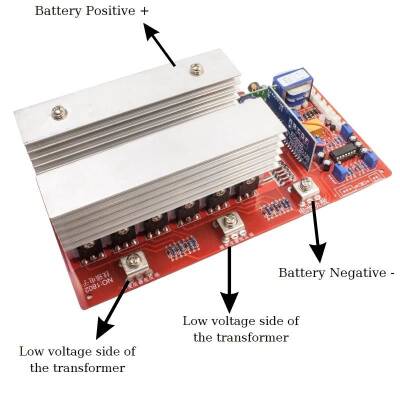 12V 1500W Tam Sinüs İnverter Sürücü Kartı - 4