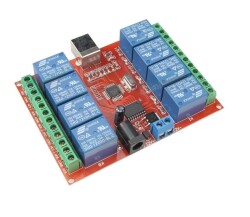 12V 8 Channel USB Relay Board