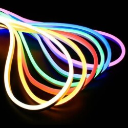 12V Flexible Neon LED Strip 5 Meters - Purple - 2