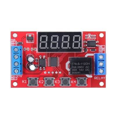 12V Zaman Ayarlı Röle Modülü 32 Modlu - 2