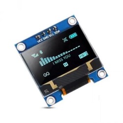 1.3'' 128X64 OLED Ekran IS-I2C - 1