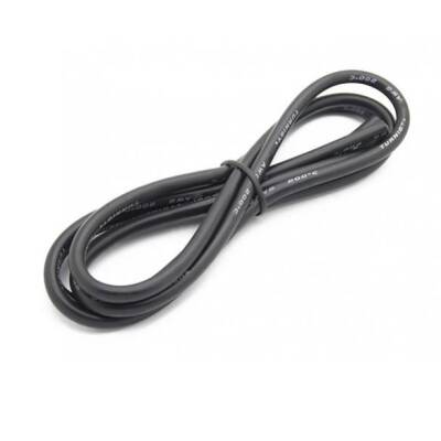 14 AWG Silikon Kablo Siyah - 1 Metre - 1