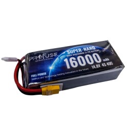 14,8V 4S 16000mAh 40C Lipo Batarya