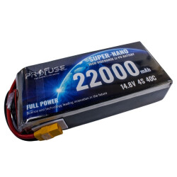 14.8V 4S 22000mAh 40C Lipo Battery