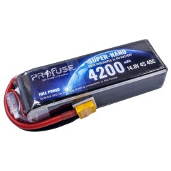 14,8V 4S 4200mAh 40C Lipo Batarya