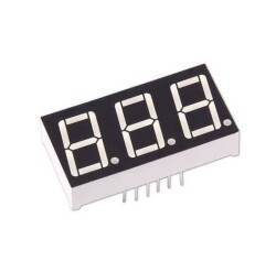14mm 3'lü 7 Segment Display - Katot