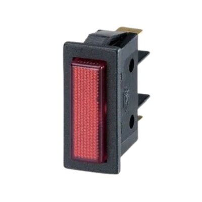 14x32mm 220V AC Signal Lamp - Red - 2