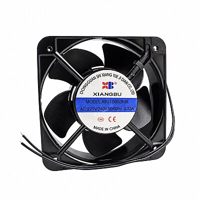 150x150x50mm 220VAC 0.23A Metal Fan - XBU15050HBL - 1