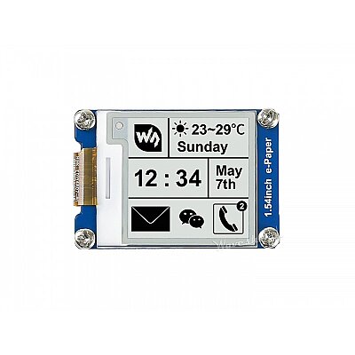 1.54" 200x200 SPI E-Ink Display Module - 1