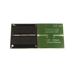 1.5V 250mA Solar Panel - Güneş Pili 50x55mm - 4