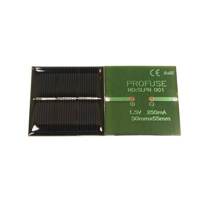 1.5V 250mA Solar Panel - Güneş Pili 50x55mm - 4