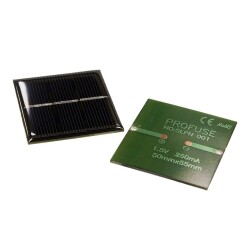 1.5V 250mA Solar Panel - Solar Cell 50x55mm - 3