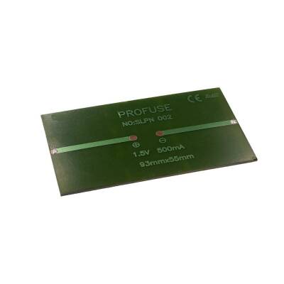 1.5V 500mA Solar Panel - Solar Cell 93x55mm - 2